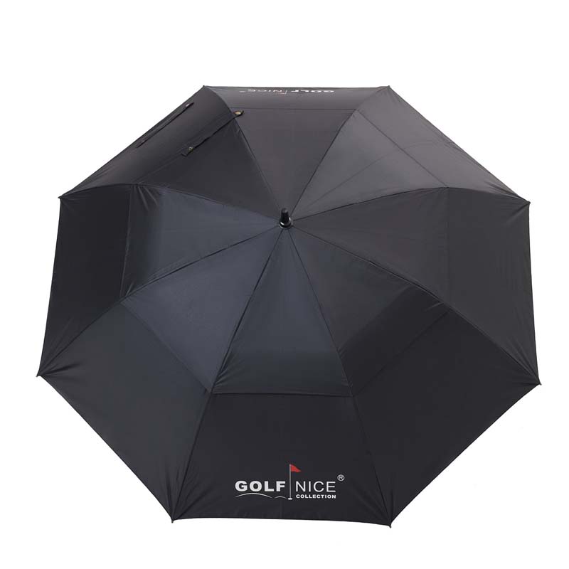 Golfnice高爾夫黑色雙層傘