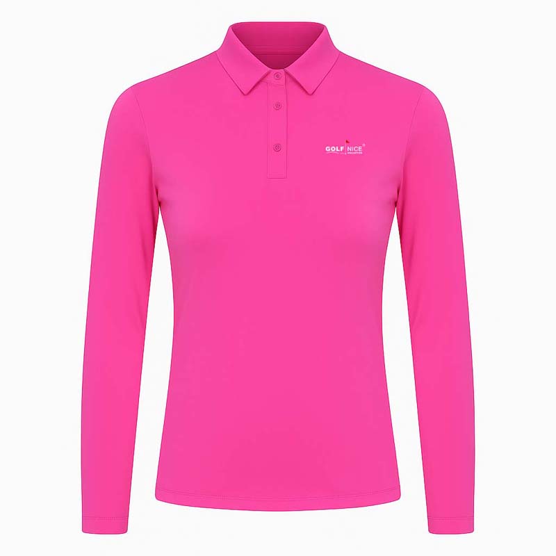 高爾夫女士運(yùn)動(dòng)休閑長(zhǎng)袖POLO衫