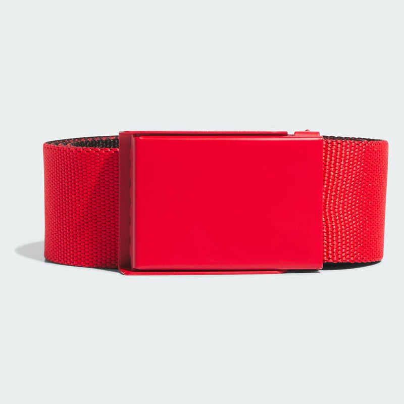 紅色雙面編織運動腰帶