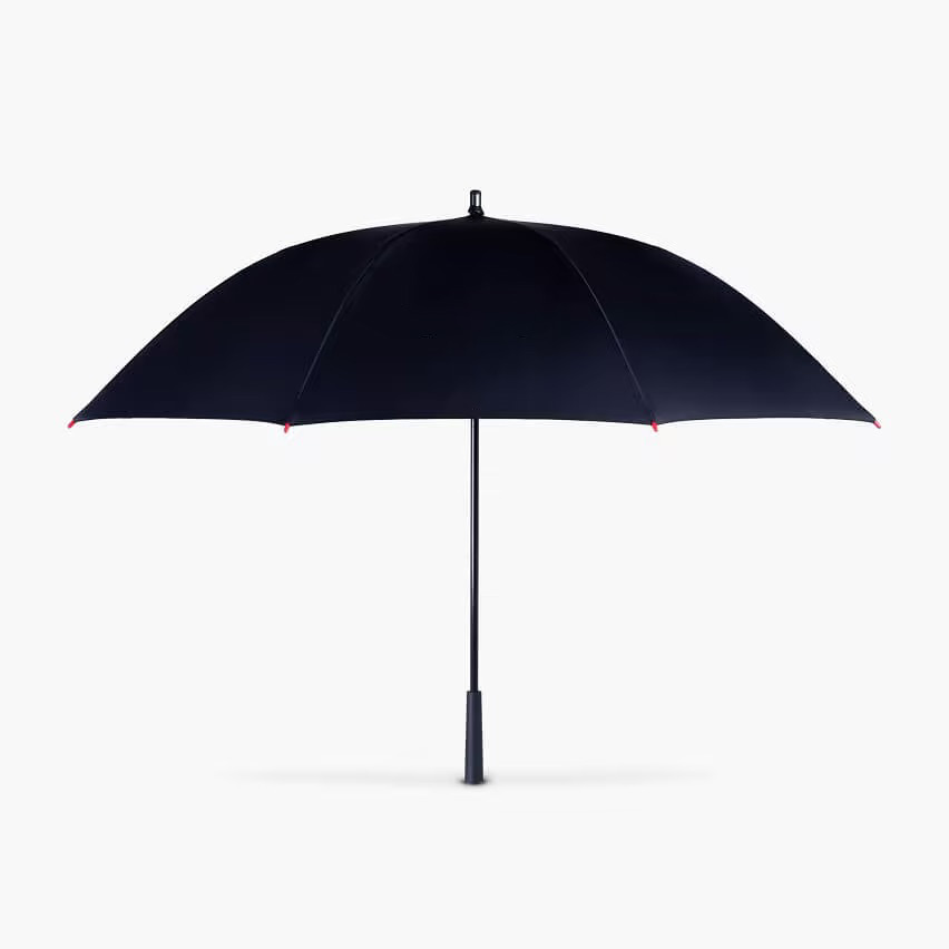 黑色防風長柄傘