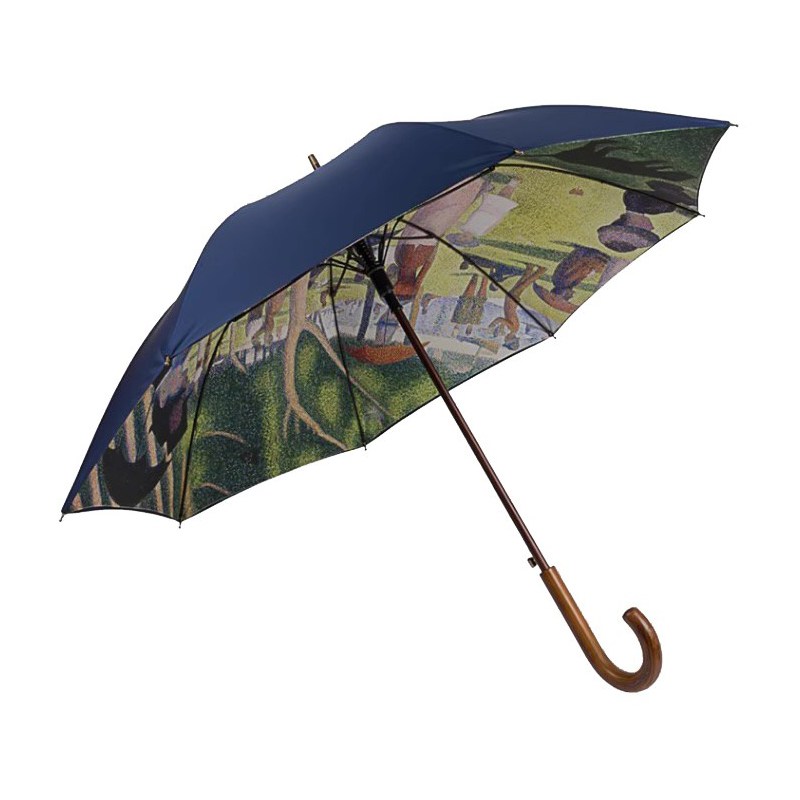 復古風木質(zhì)單層傘