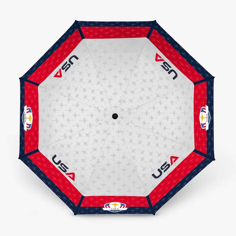 品牌高爾夫拼色雙層傘